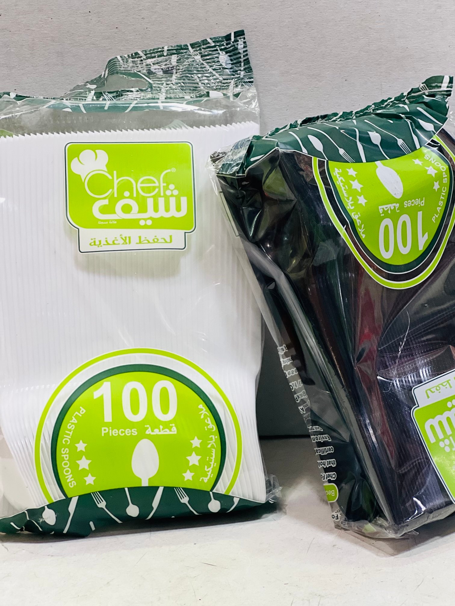 ملاعق وجبة عبوة 100الشيف