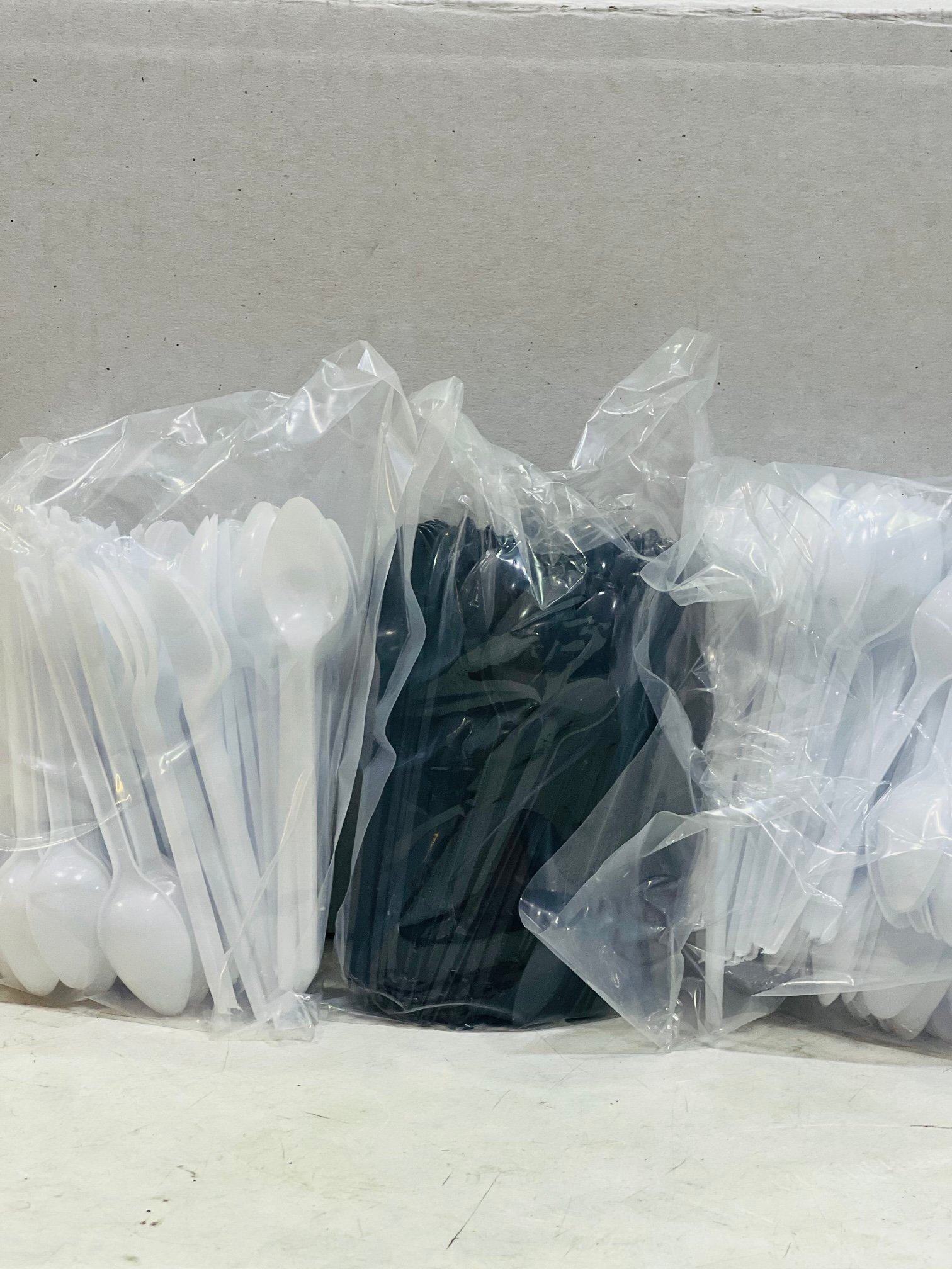 ملاعق قهوة بلاستيك 1*50